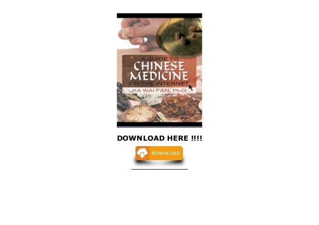 A Guide to Chinese Medicine on the Internet